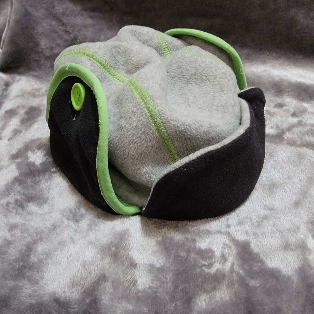 Unbranded Fleece Trapper Kids OS Grey Black Green Good Winter Aviator Cap M923